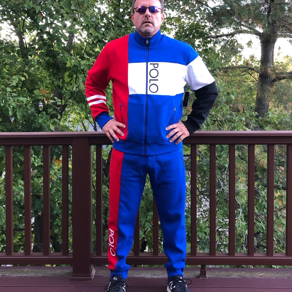 POLO RALPH LAUREN Colorblocked Jogging Suit - Picture 2 of 10